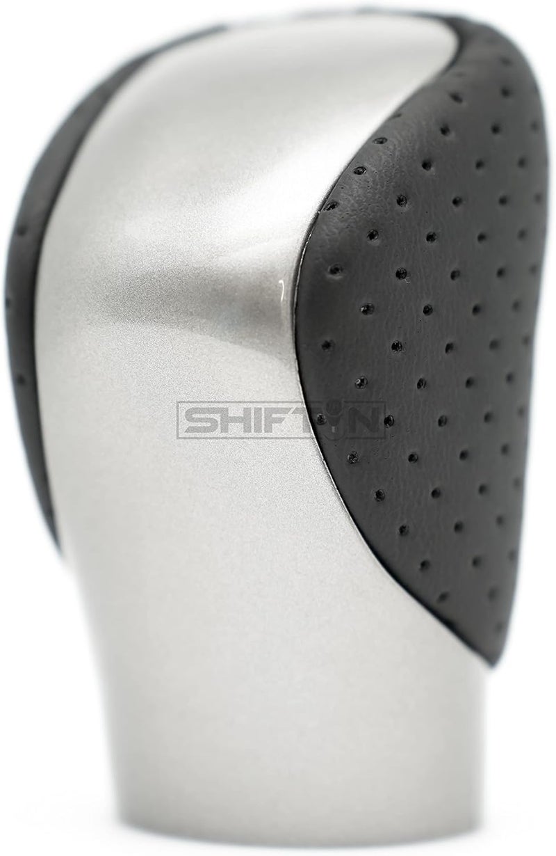 SHIFTIN Gear Shift Knob Shifter for Lexus ES GS GX is NX RC RX 200t 300 350 3450h 450hL 350L (Black Leather/Gray Silver) - Image 5